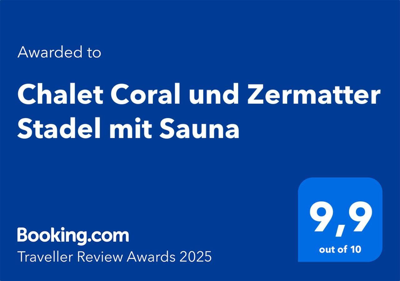 Chalet Coral Und Zermatter Stadel Dış mekan fotoğraf